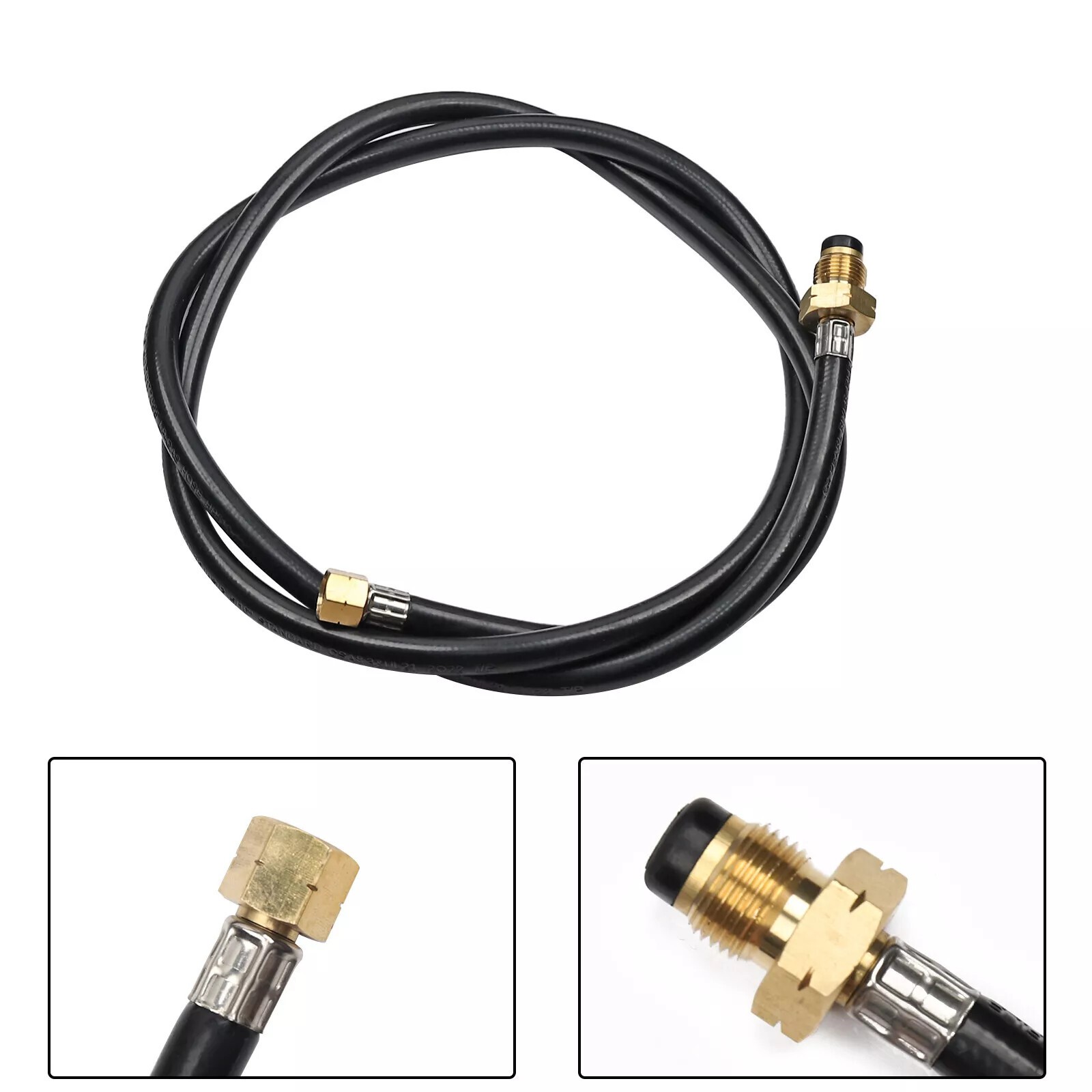 Portable Propane Weed Torch Burner Ice Melter Push Button Igniter with 79" Hose