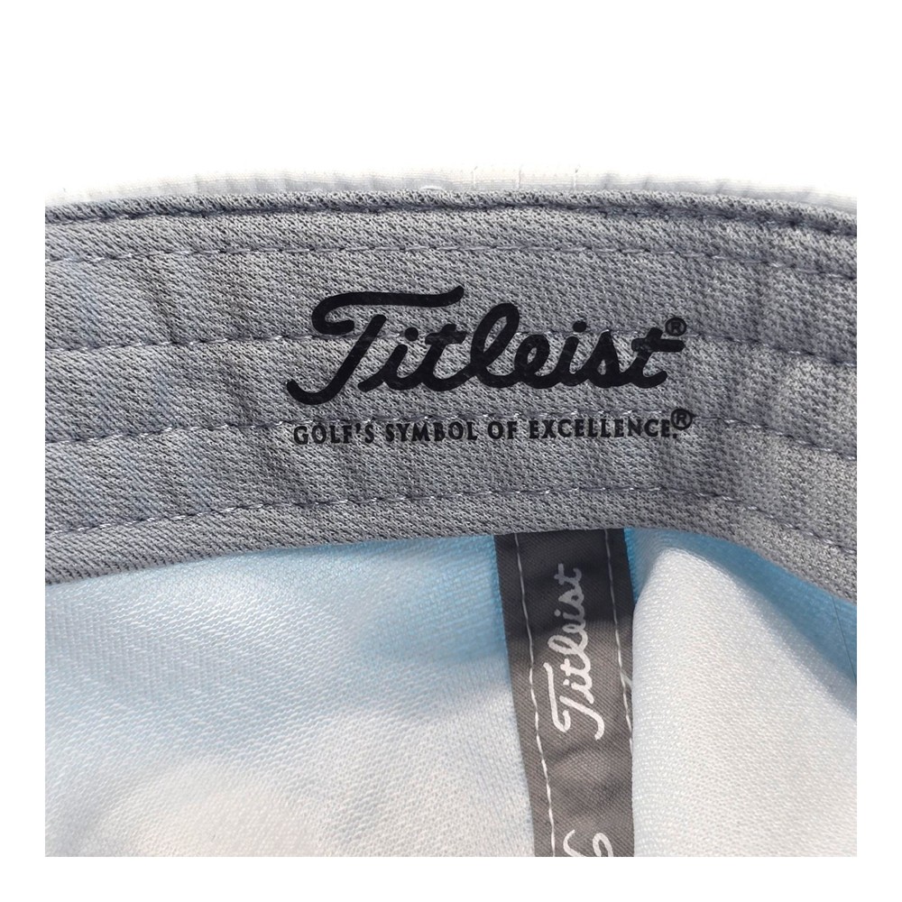 Titleist Golf Hat Cap White Strapback Adjustable Grant Thorton Pro V1