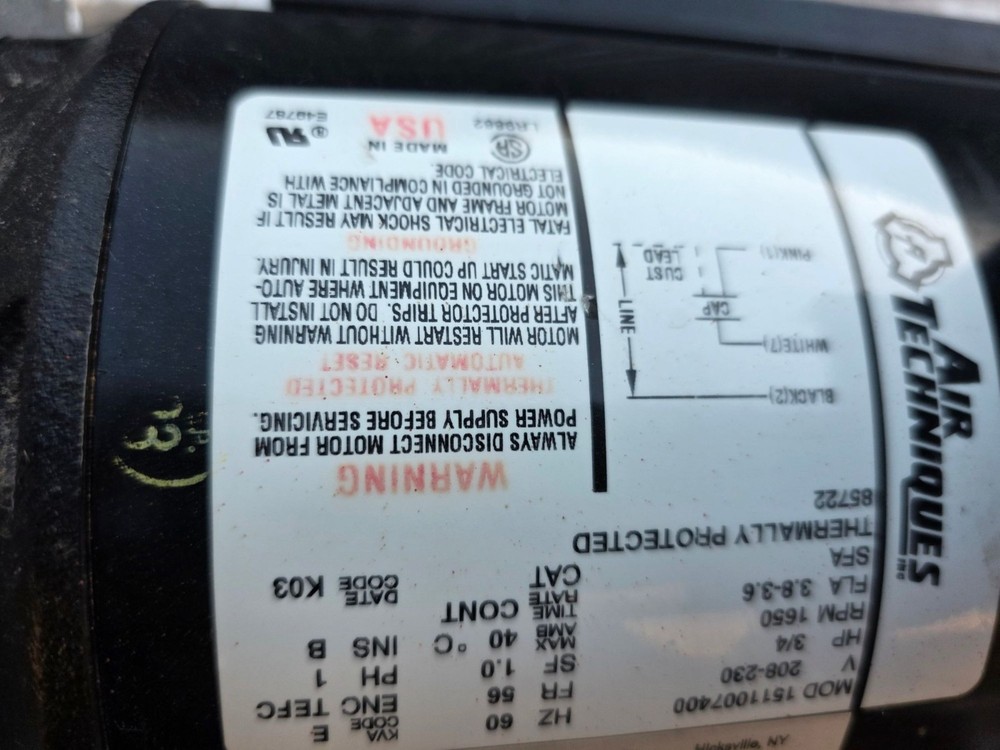 Air Techniques AirStar Compressor Head – Fits Multiple Models