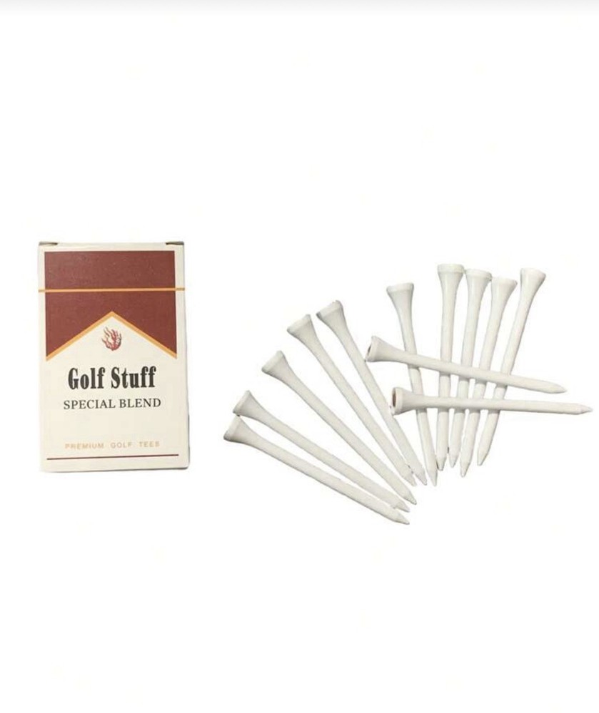 Cigarette Case Golf Tees - 12 Pack.