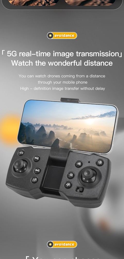 AE11 Drone WIFI FPV Wide Angle 4K HD Dual Camera Obstacle Avoidance Quadcopter