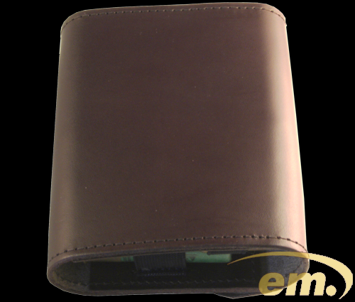 Leathern cartridge wallet for 3 large / 4 shells, brown