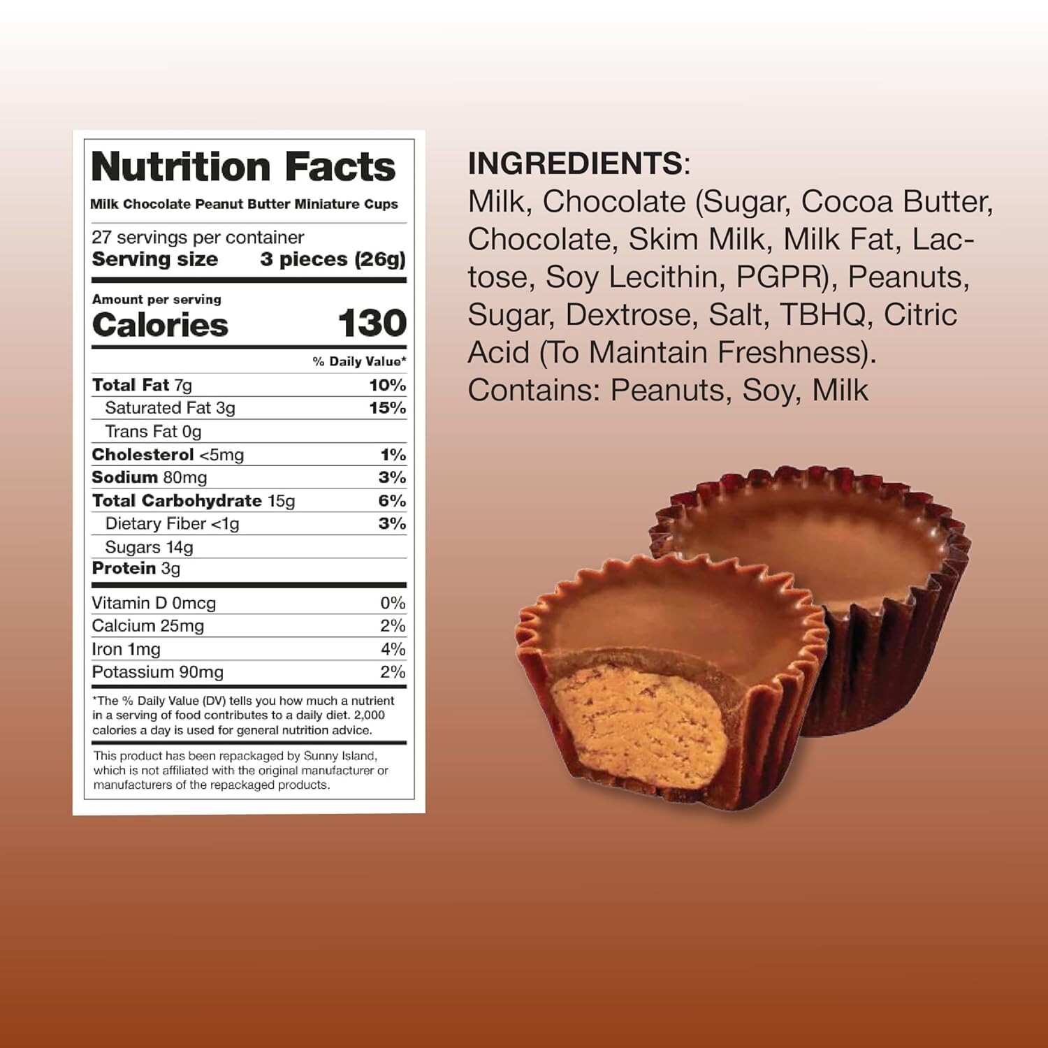 REESE'S Peanut Butter Cups, Milk Chocolate, Bulk Miniatures Candy (4 Pounds)