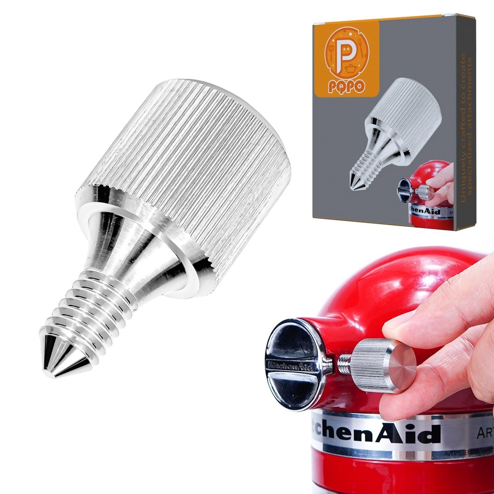 Fixing Attachment Screw Compatible with KitchenAid All, Silver