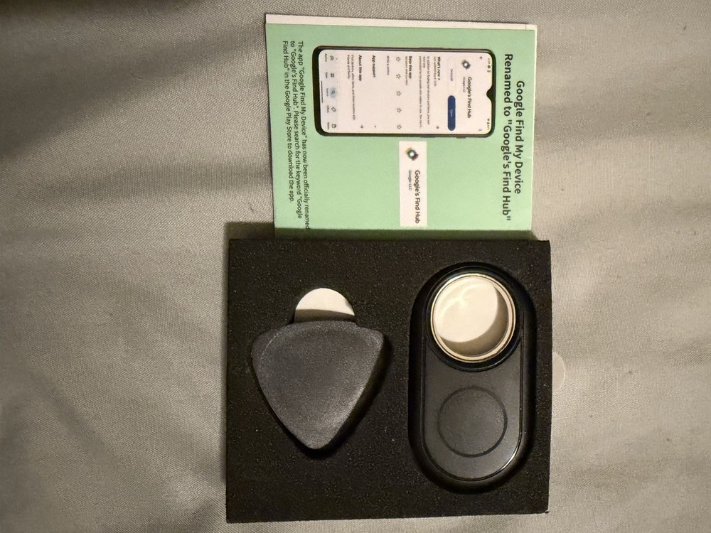 Gotag12-Black GPS Tracker Bluetooth Locator for Google Find My Device