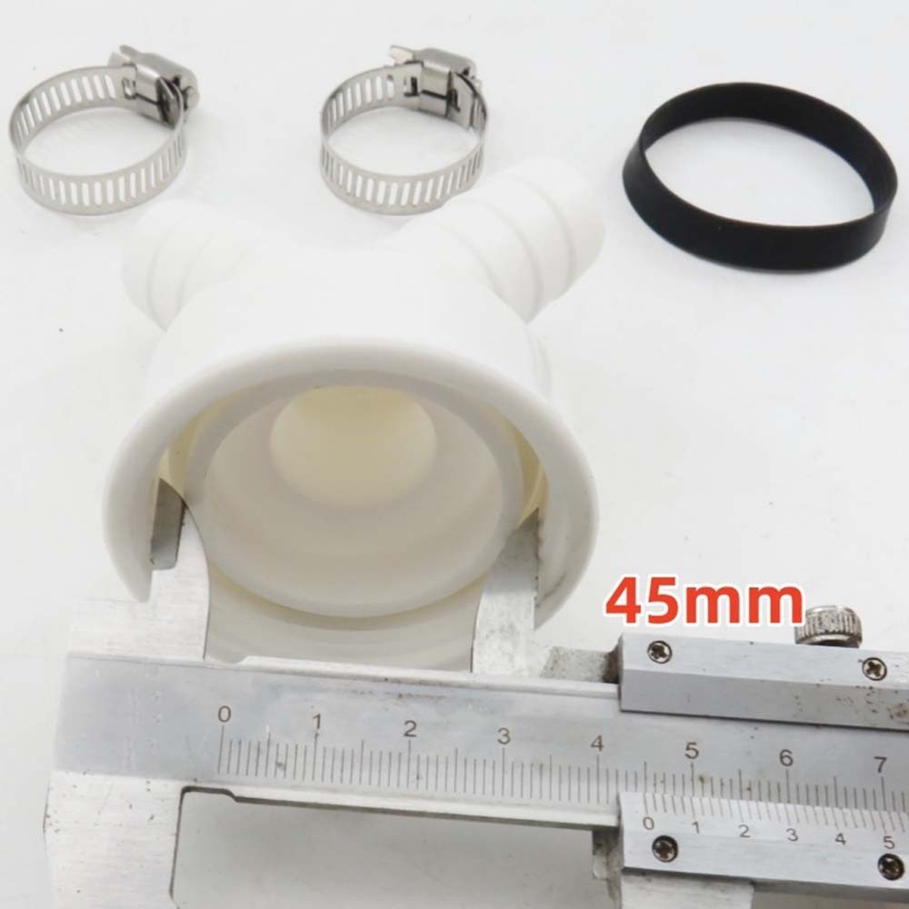 Y Drain Adapter with 45 Degree Angle for Optimal Drainage and Space Saving