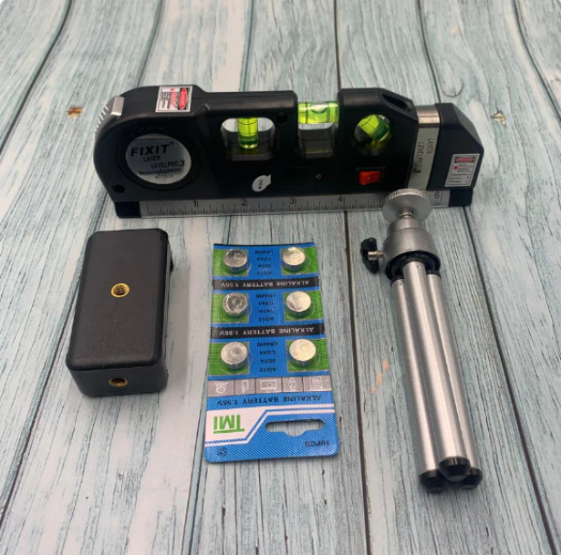 MULTIPURPOSE LASER LEVEL TOOL WITH TRIPOD – LASER LEVEL LINE KIT