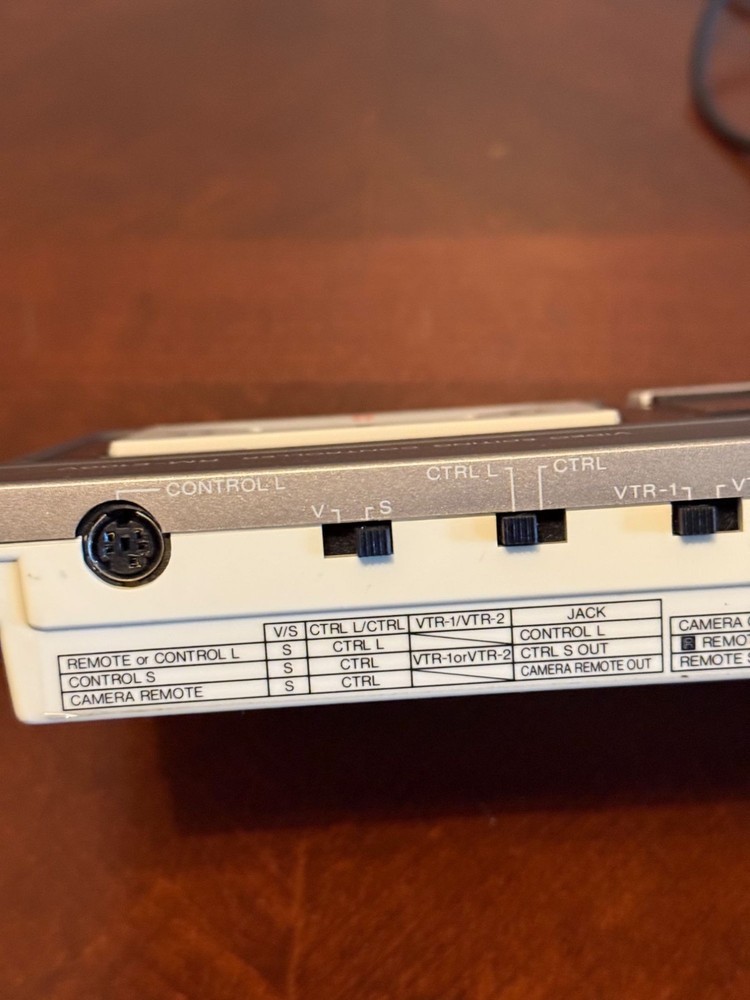 Sony RM-E100V Video Editing Controller