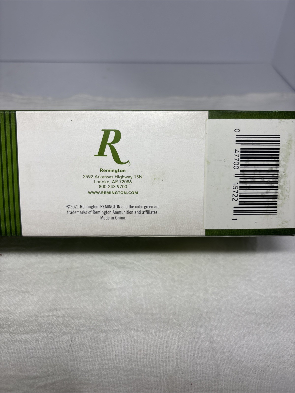 Remington Hunting Knife Fixed Blade Stacked Leather Handle Leather Sheath R15722