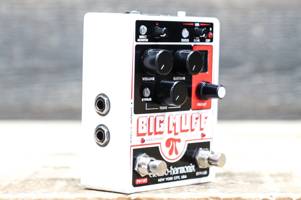 Electro-Harmonix Big Muff Pi Hardware Plugin Analog with Digital Control Pedal