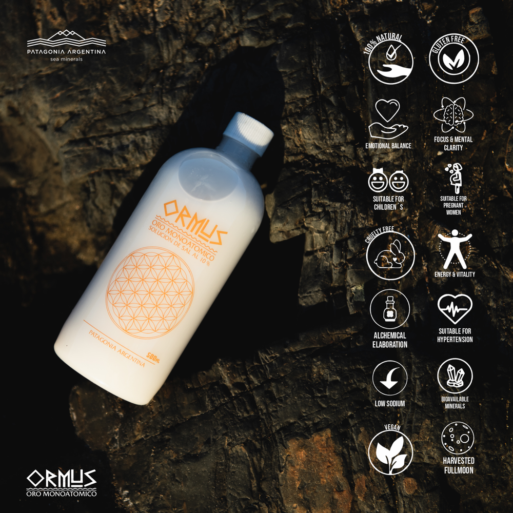 MONOATOMIC GOLD ORMUS 17oz-MEMORY AID,ENERGETICALLY ENHANCED, REJUVENATING