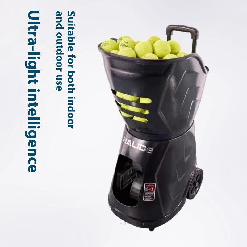 Tennis Automatic Hitting Trainer Customized Serve Drop Speed Frequency