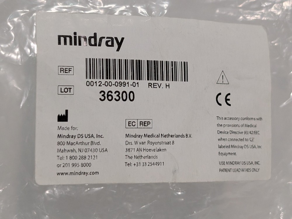 Datascope ECG Trunk Cable 0012-00-0991-01