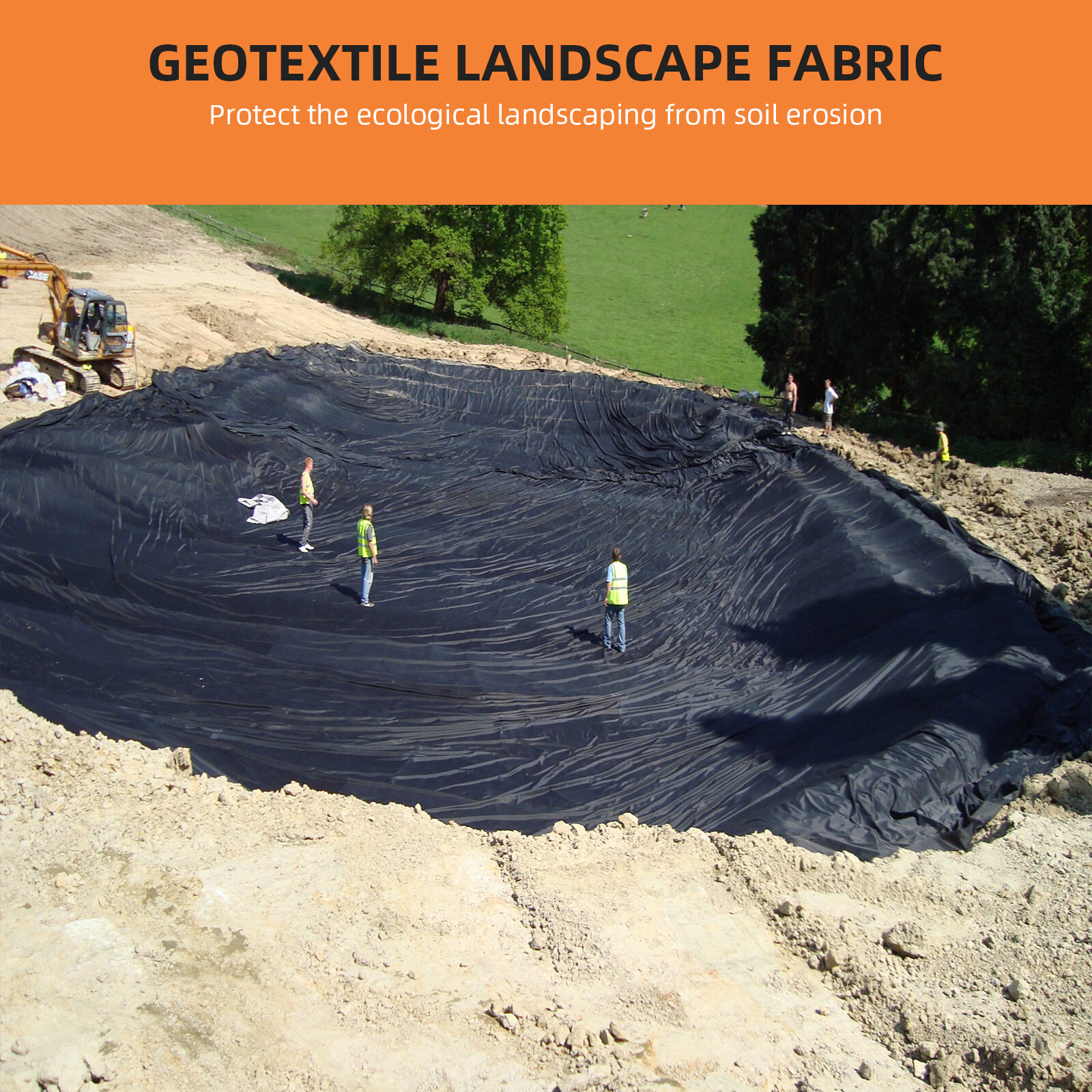 6'x100' 6 Oz Geotextile Fabric Landscape Drainage Weed Barrier Driveway Non-wove