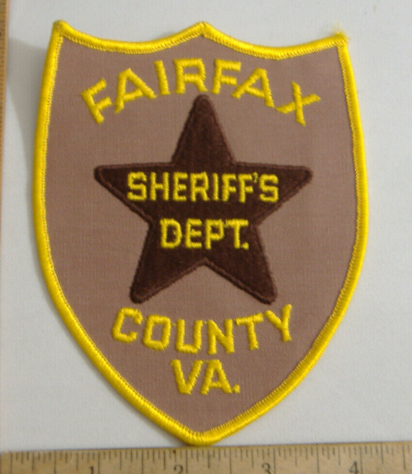 FAIRFAX COUNTY SHERRIFF VIRGINIA FABRIC PATCH