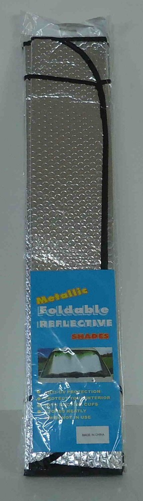 Silver Metallic Wind Shield Sun Visor/Reflective Shade for Car