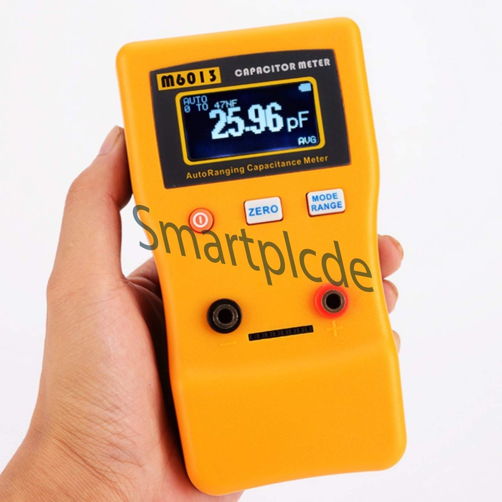 Handheld M6013 Digital Capacitor Meter Auto Rang Measuring Capacitance Tester ~