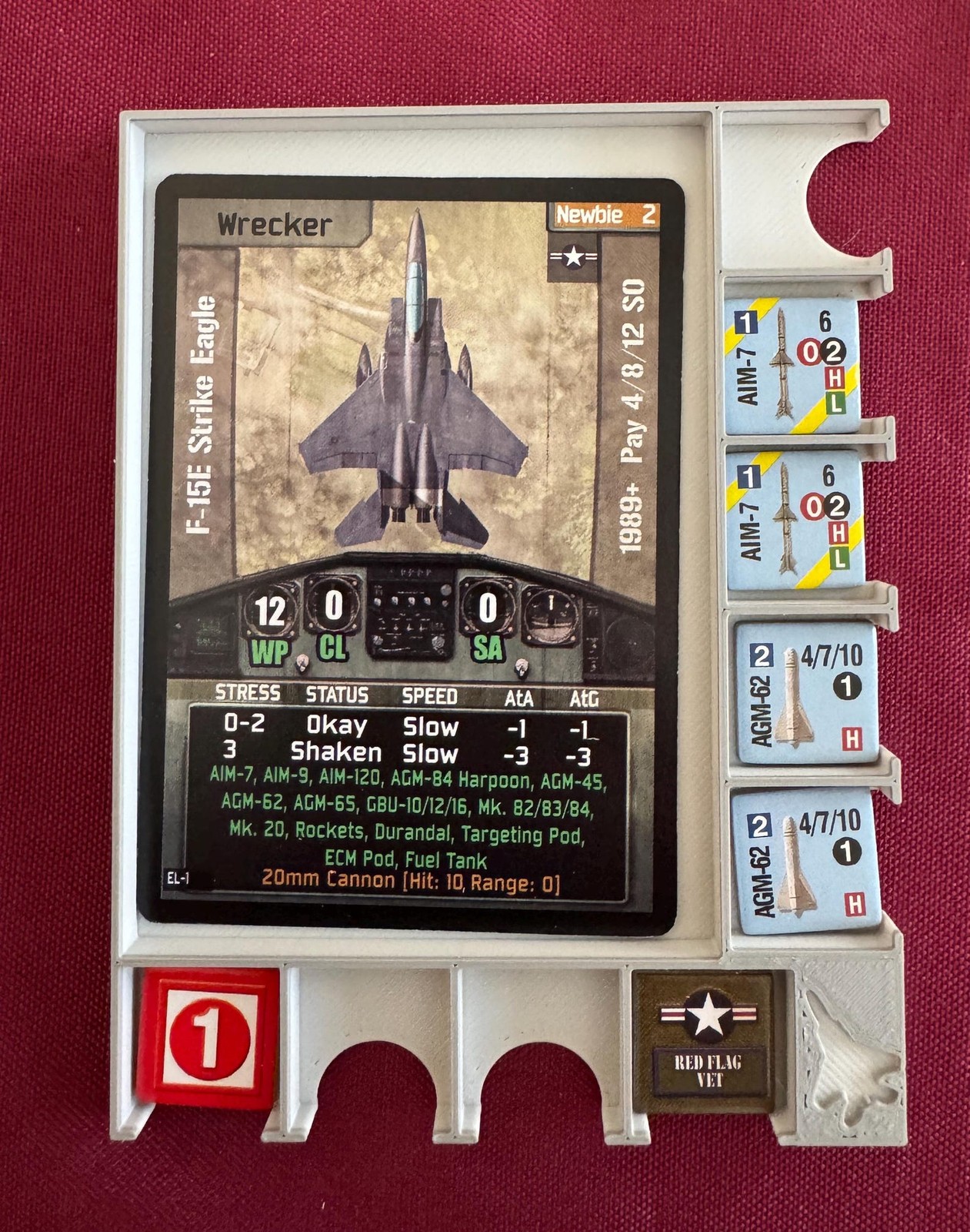 Eagle Leader Compatible Game Organizer and Aircraft Trays