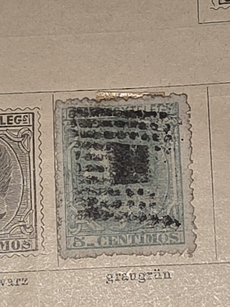 Foreign Spanien 5c Stamp Used - #I217