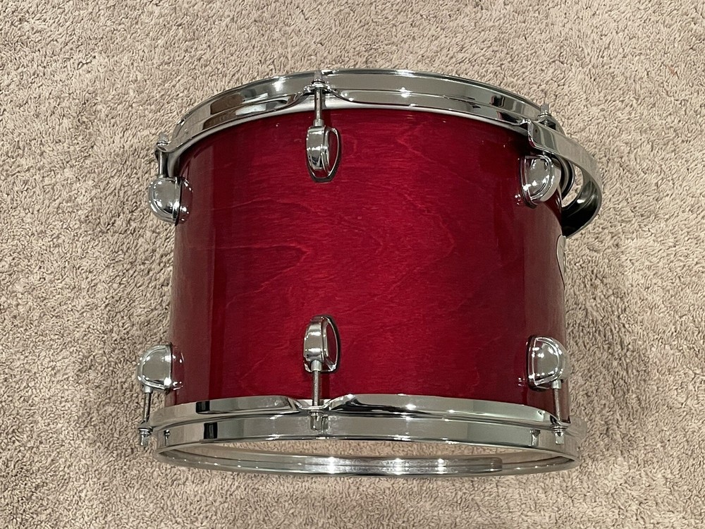 Premier Artist Birch 12” Tom Transparent Cherry Lacquer Drum Drumset Set