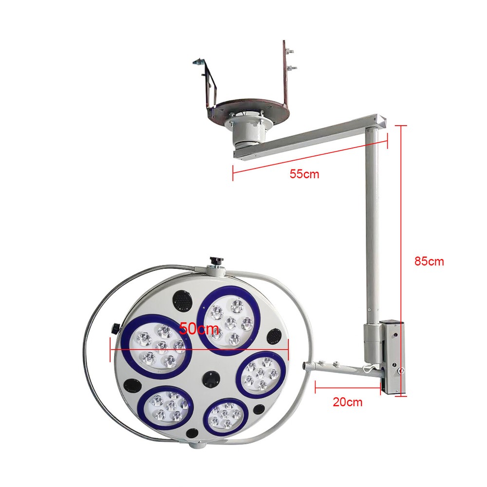 Dental Surgical LED Operating Light 30 Leds Ceiling-mounted Shadowless Exam Lamp