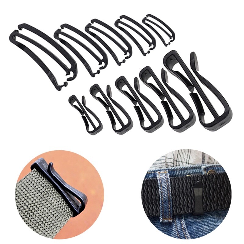 5pcs Webbing Buckle Clips for Backpack Belt Fastener Adjustable
