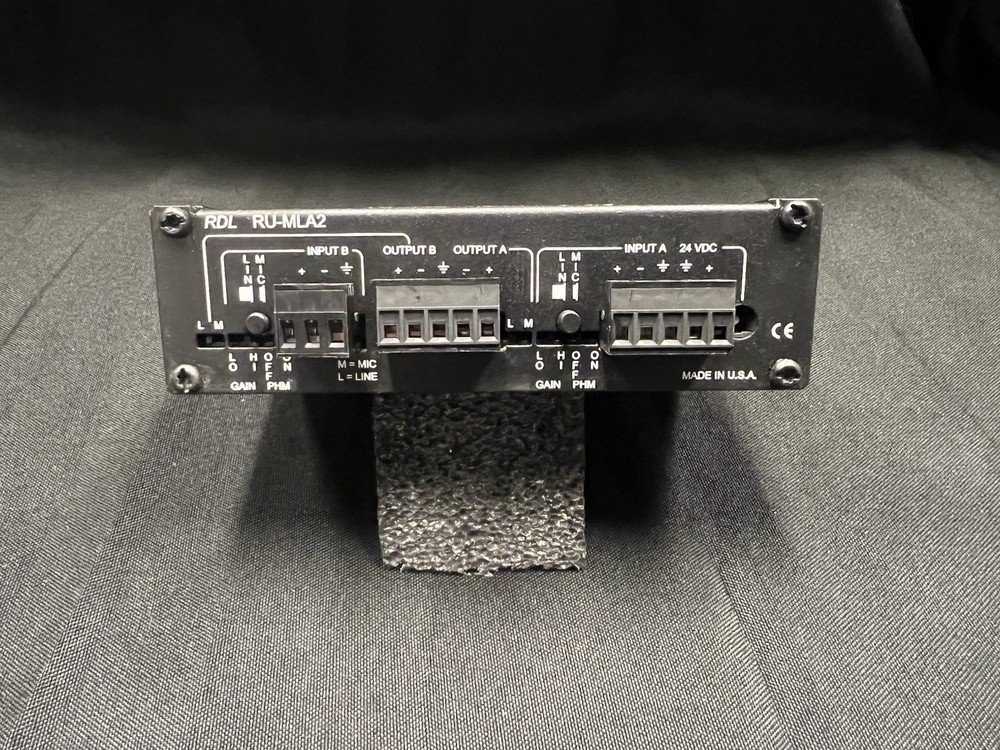 RDL RU-MLA2 Dual Mic / Line Preamplifier