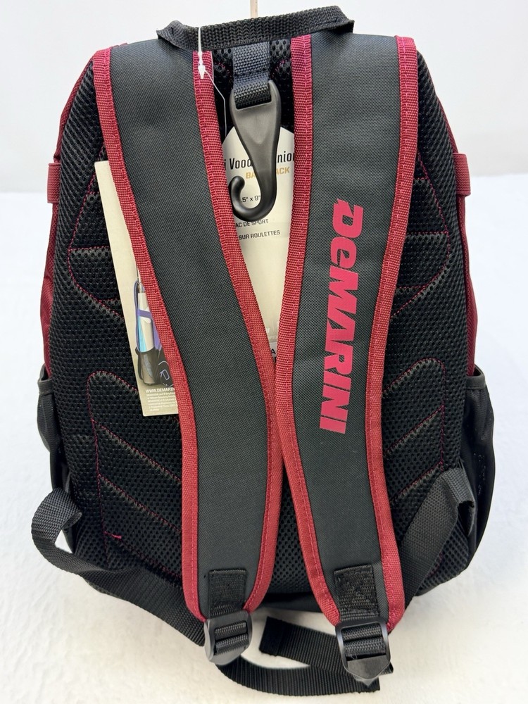 DeMarini Voodoo Junior Baseball Backpack 2 Mesh Bat Sleeves Large Comparment NWT