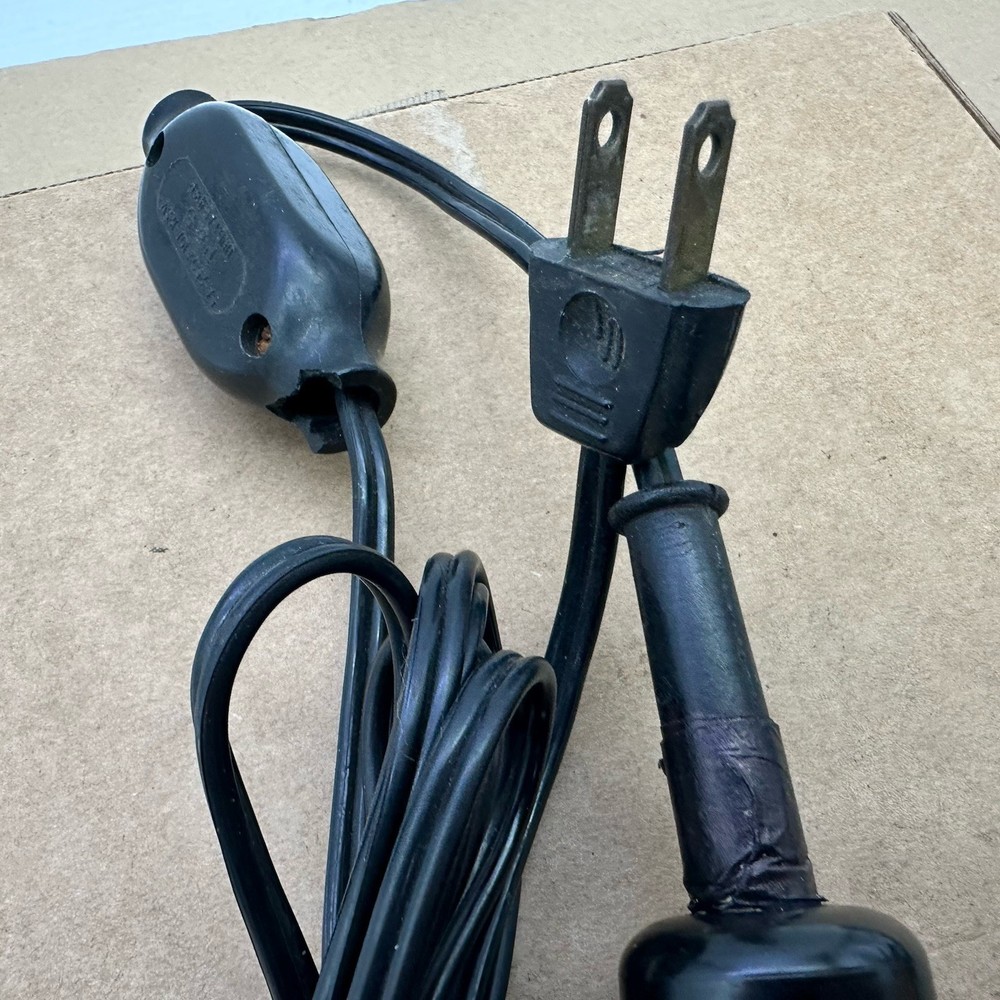 Vintage Working Microscope Lamp Light Bulb Illuminator Switch USA