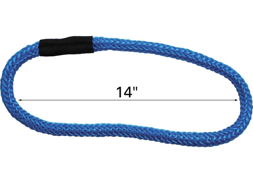 Extreme Max 3006.3159 BoatTector Bungee Dock Line Extension Loop 1' Blue, 4-Pack