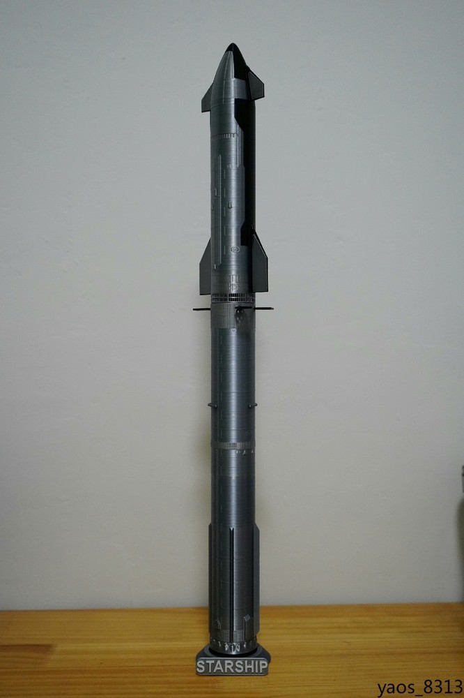 1:200 SpaceX Starship Super Heavy Propulsion Rocket Model