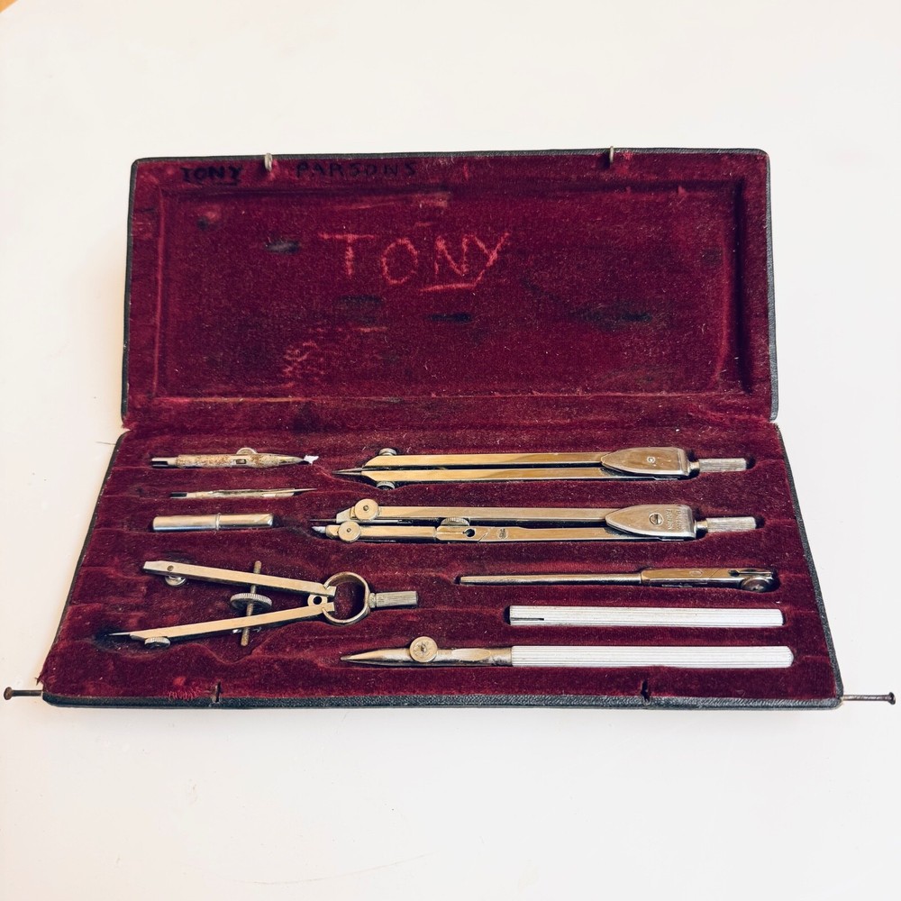 Vintage Hellerman Draughtsman Technical Drawing Set