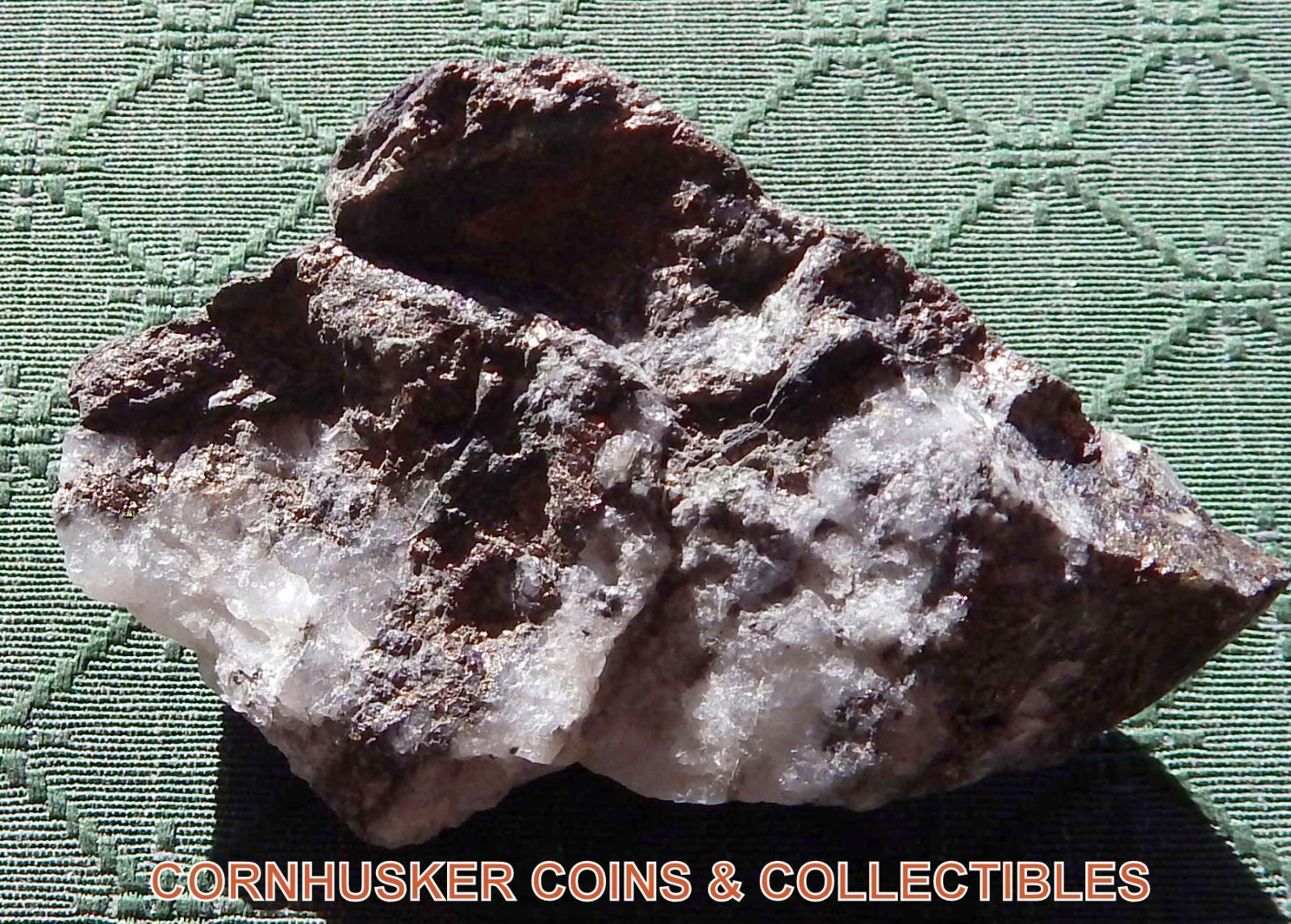 GOLD ORE SPECIMAN COLLECTED FROM THE HOMESTAKE MINE LEAD SD VISIBLE GOLD SPOTS