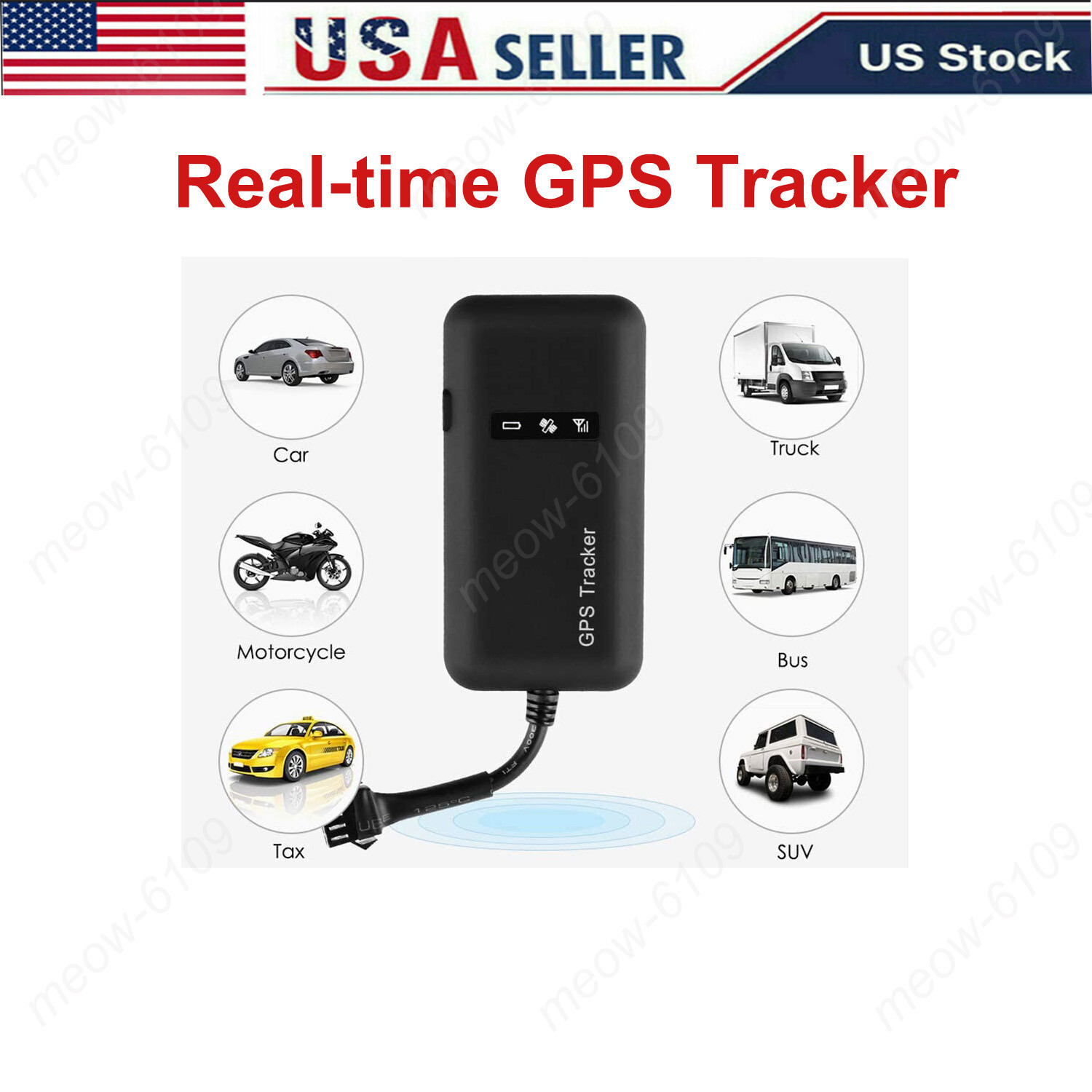 Real-time GPS Tracker Tracking Locator GT02A GPRS GSM Car/Motorcycle Anti Theft