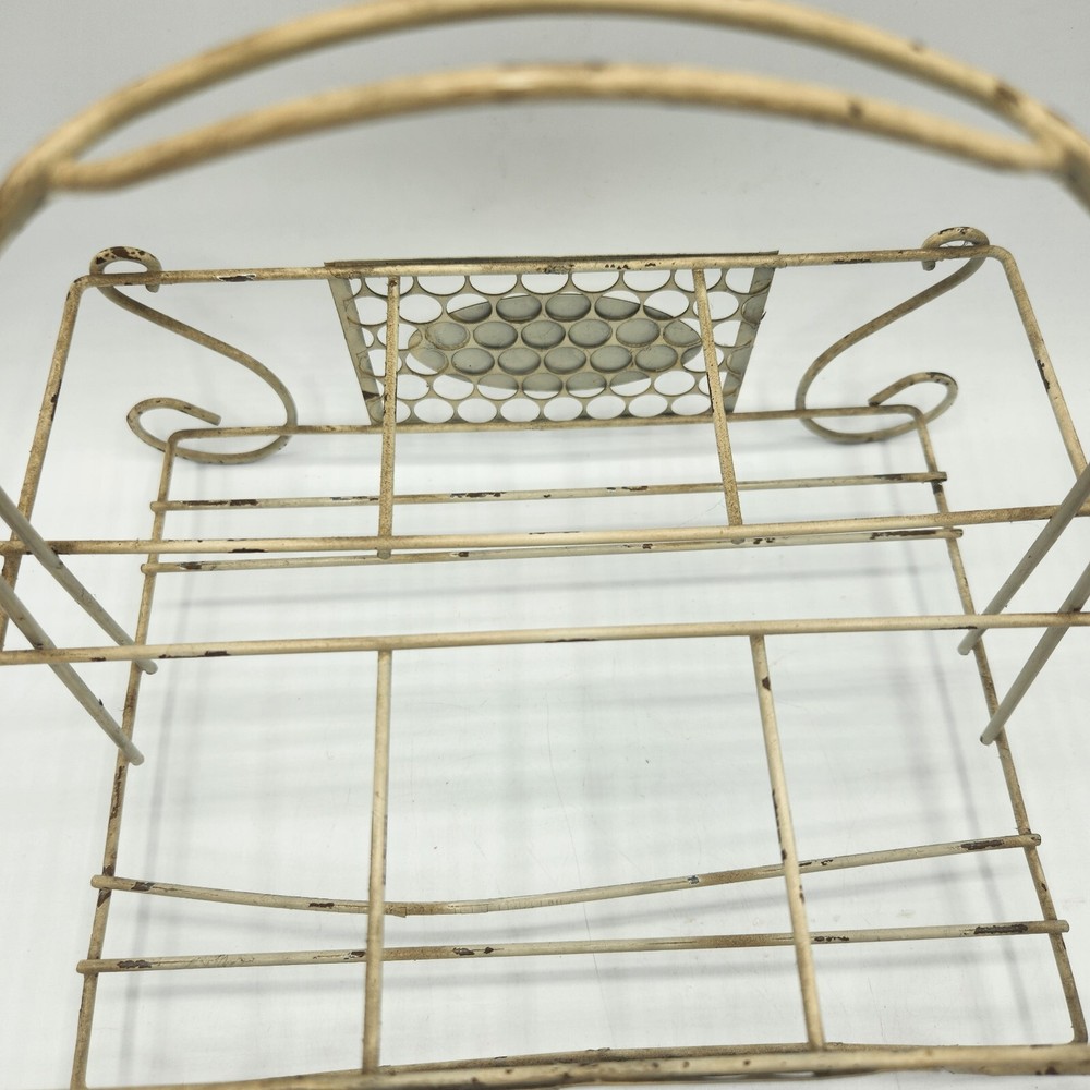 Shabby Chic Metal Drink Carrier