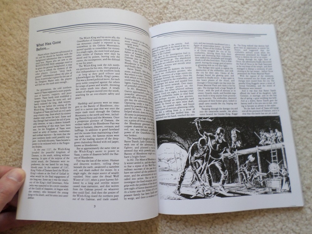 the Bloodstone Wars H3 Dungeons & Dragons adventure module