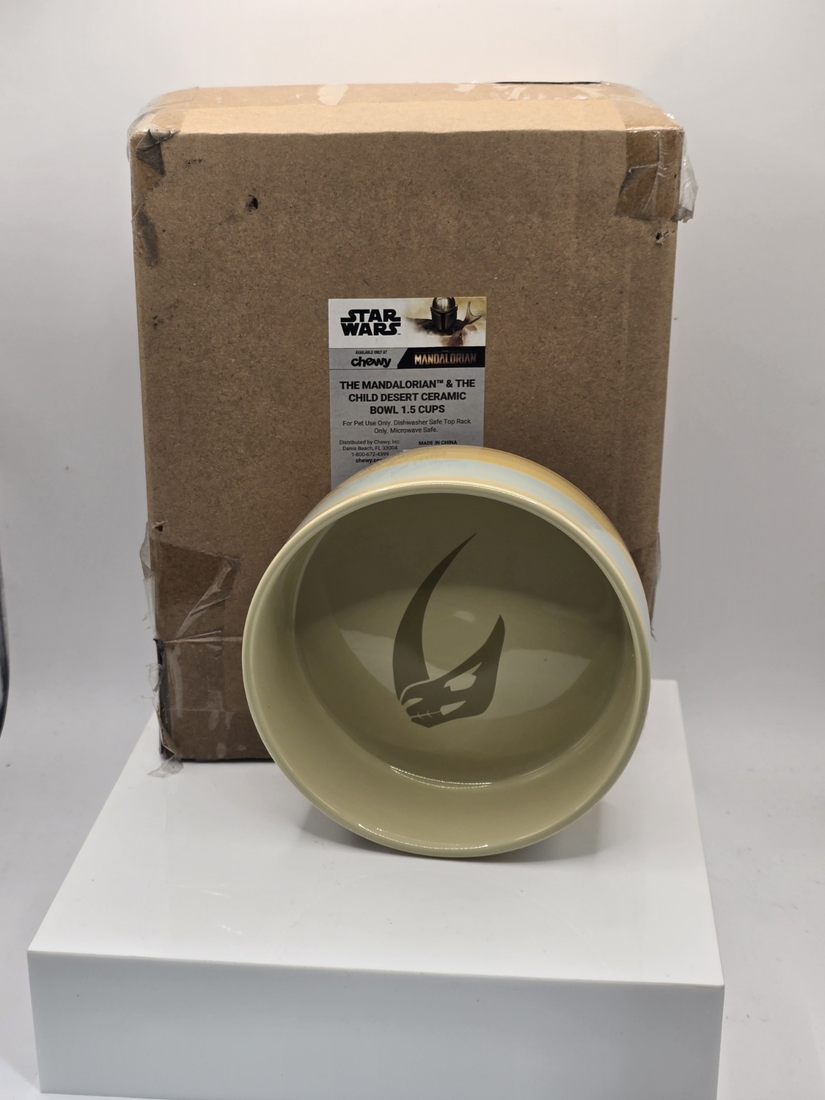 Disney Star Wars The Child Mandalorian Ceramic Pet Bowl 1.5 Cups - 12oz - New