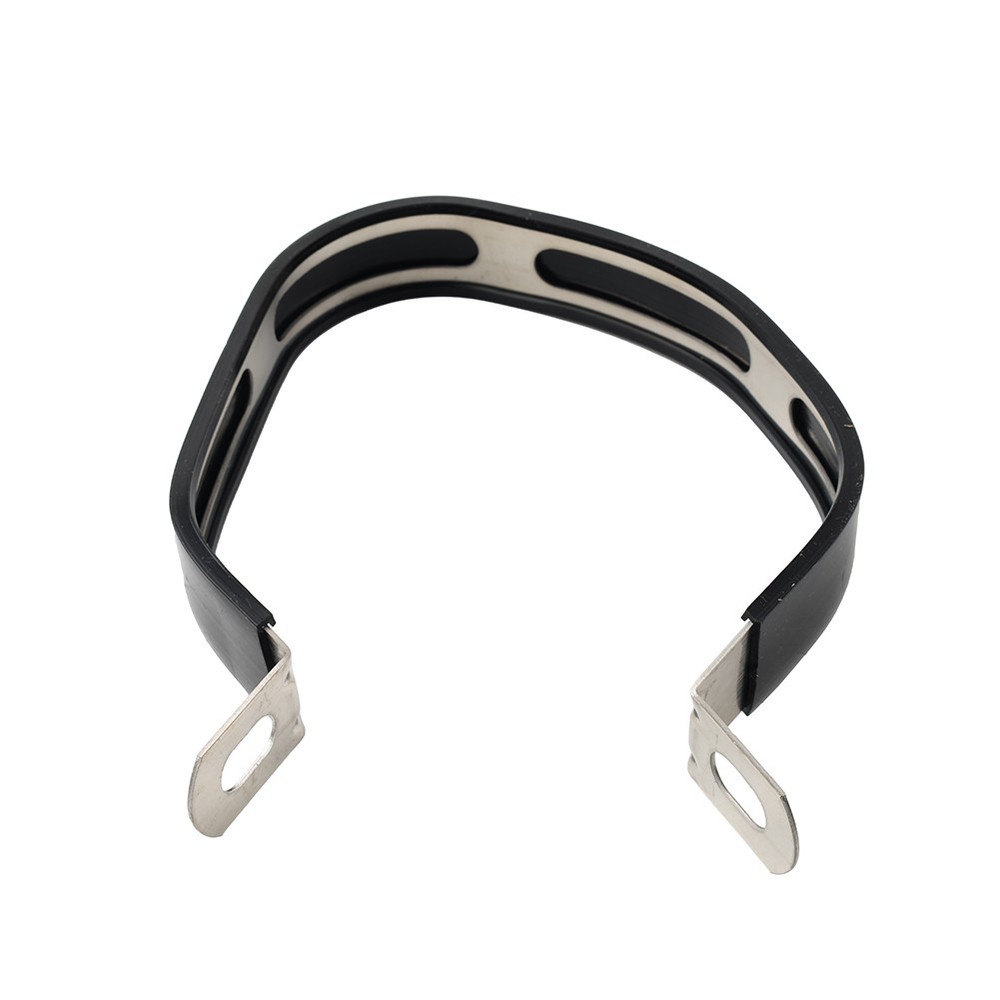 Universal Motorcycle Exhaust Clamp Mount Bracket Fixed Ring Hanger Support