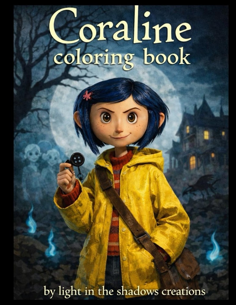 Coraline Coloring Book