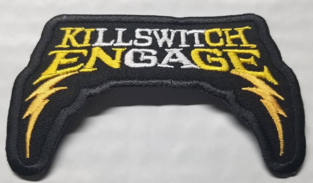 Embroidered Killswitch Engage Patch approx 2x3.75"