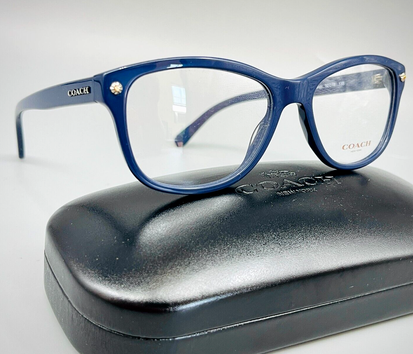 COACH HC 6095 / 5422 - Woman's Eyeglasses 52-16-135mm NAVY BLUE 100% Original