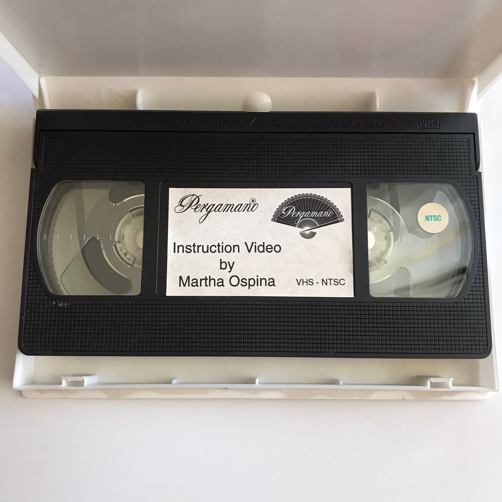 Pergamano Instruction Video Parchment Craft Basic Techniques VHS Tape