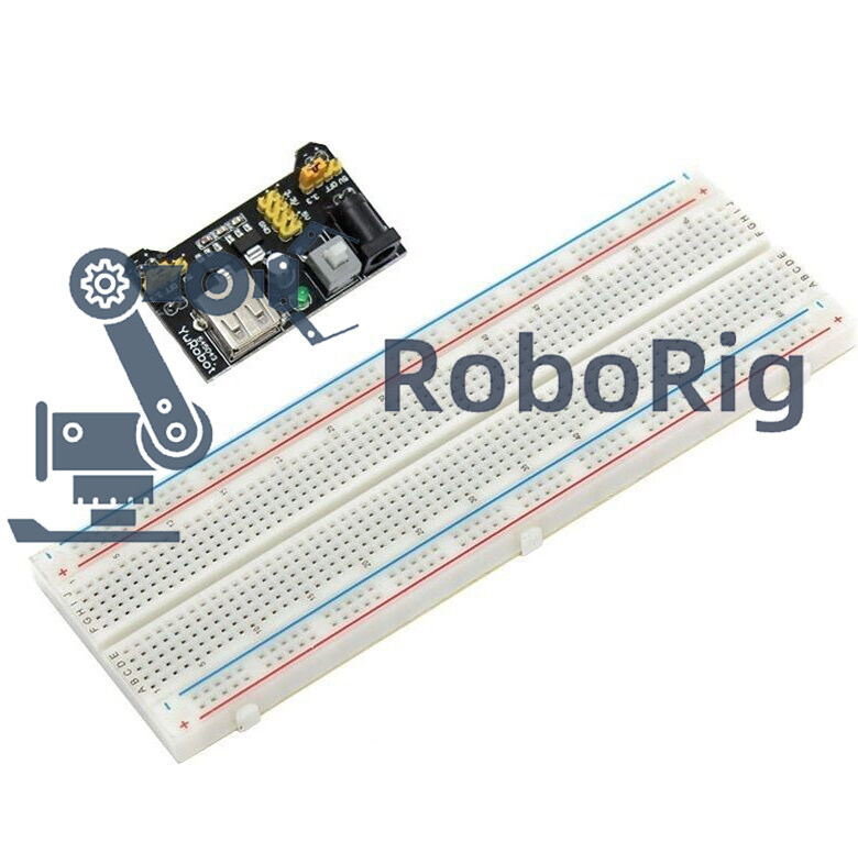 MB102 Breadboard Power Supply Module 3.3V 5V Board+Breadboard 830 Point