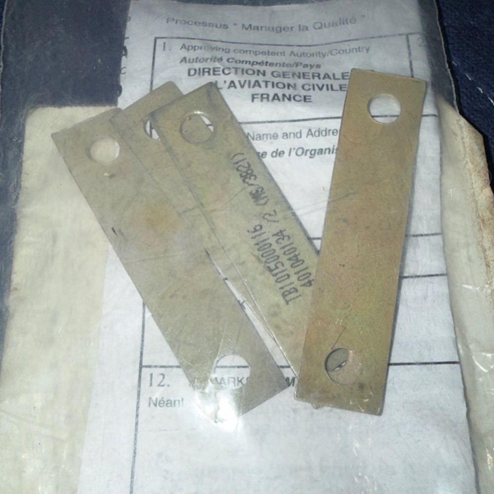 Socata Lock Plates New Unopened 4 Pieces