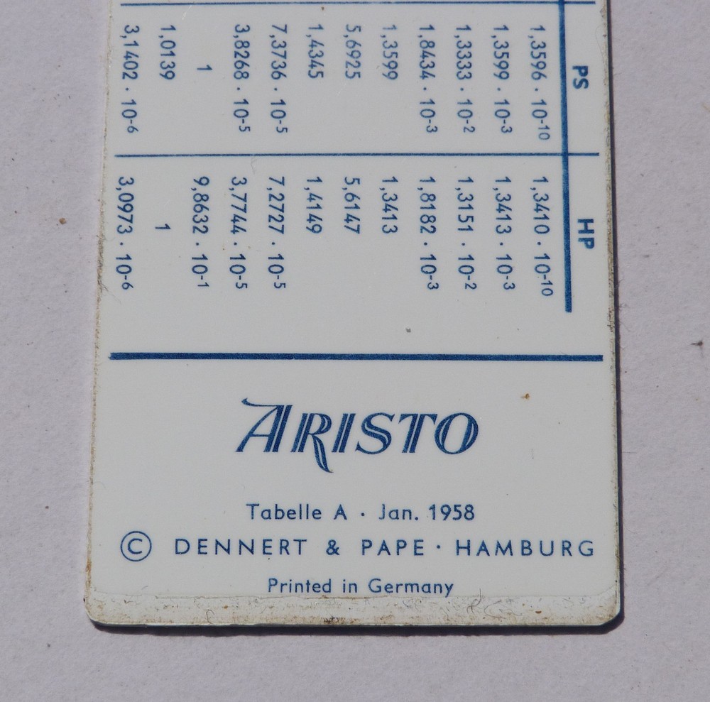 Aristo Studio 0968 Slide Rule