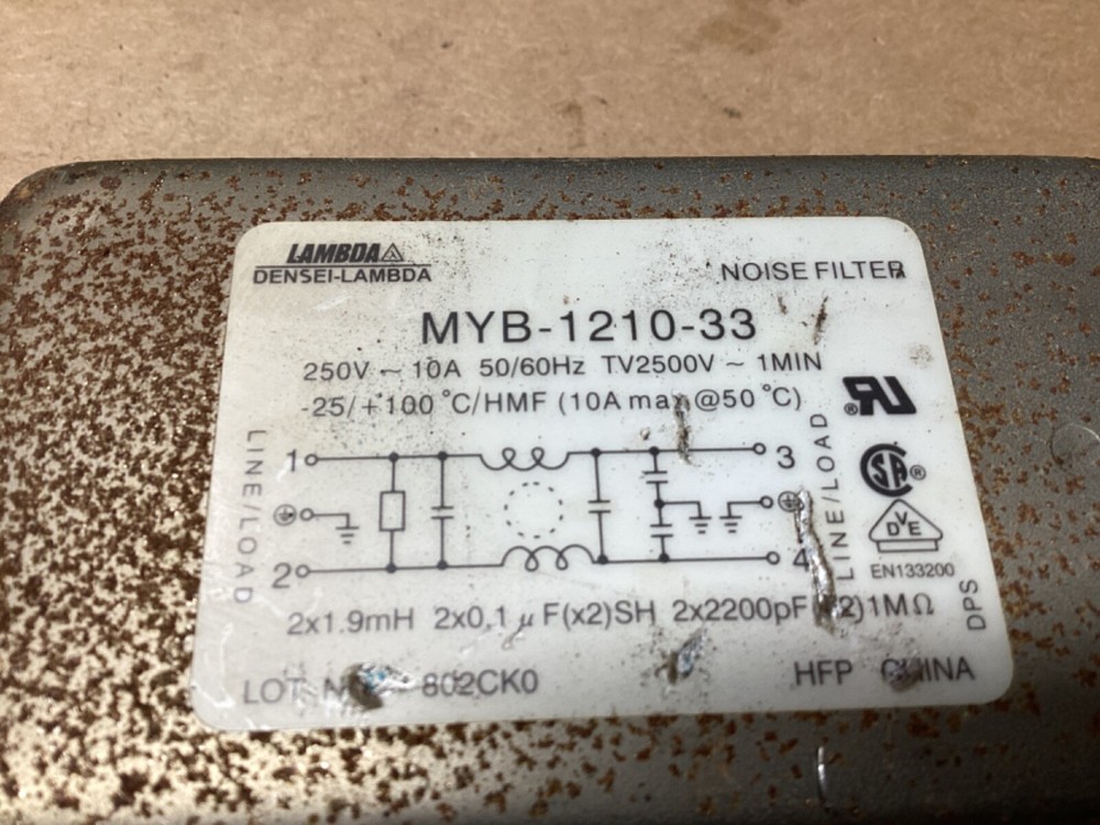 MYB-1210-33 Nemic-Lambda Noise Filter #110L108