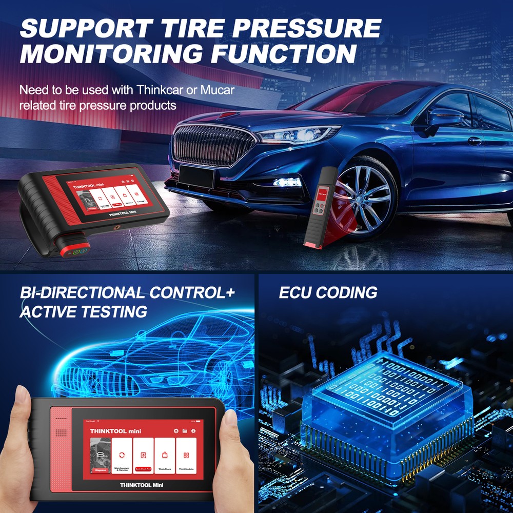 THINKCAR Automotive Full System Scanner Auto Diagnostic Tool Bidirectional Tool