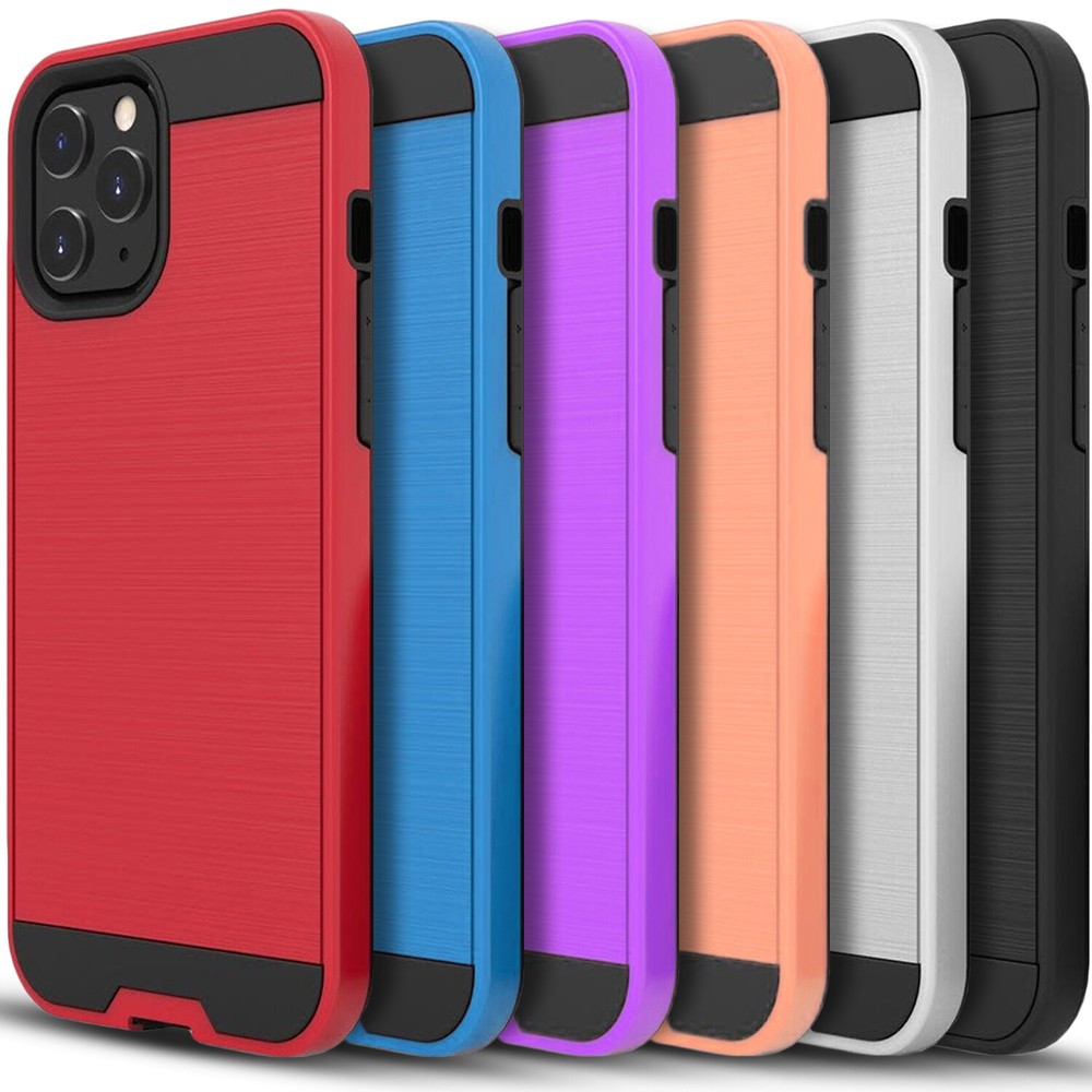 For iPhone 11 Case /11 Pro Max Phone Cover Shockproof + Tempered Glass Protector
