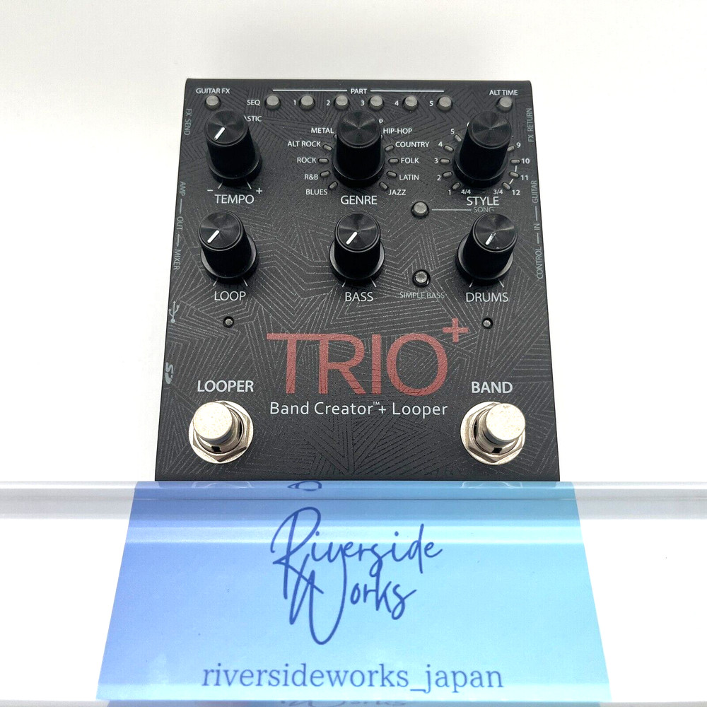 DigiTech Trio+ Plus Band Creator and Looper Guitar Effects Used