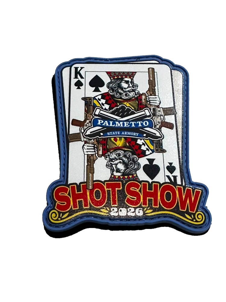 SHOT Show 2026 Palmetto State Armory custom PVC patch, Hook & Loop, NEW!